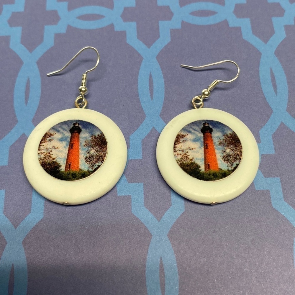 Light House Dangle Earrings (AS)